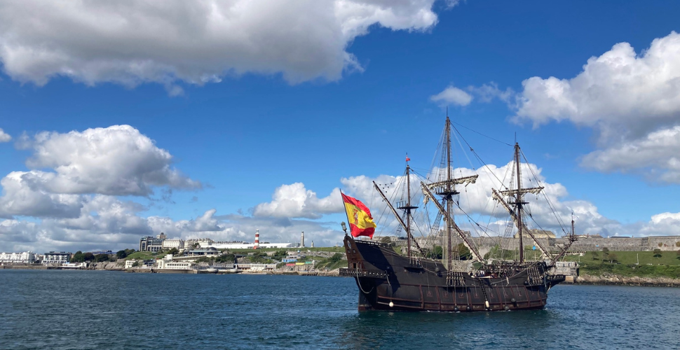 El Galeon in Plymouth Sound